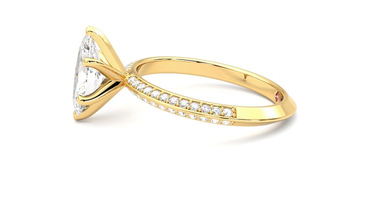 Taylor & Hart Sonder Marquise Engagement Ring 360 degree image 21
