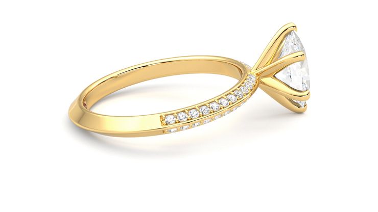 Taylor & Hart Sonder Oval Engagement Ring 360 degree image 10