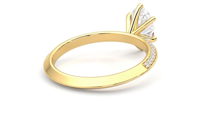 Taylor & Hart Sonder Oval Engagement Ring 360 degree image 13