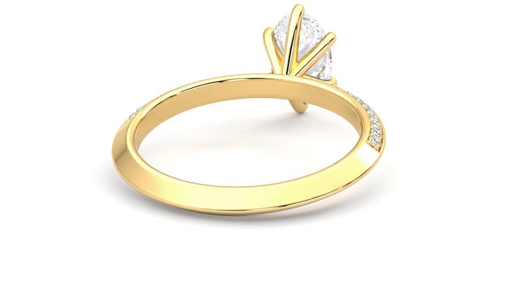 Taylor & Hart Sonder Oval Engagement Ring 360 degree image 14