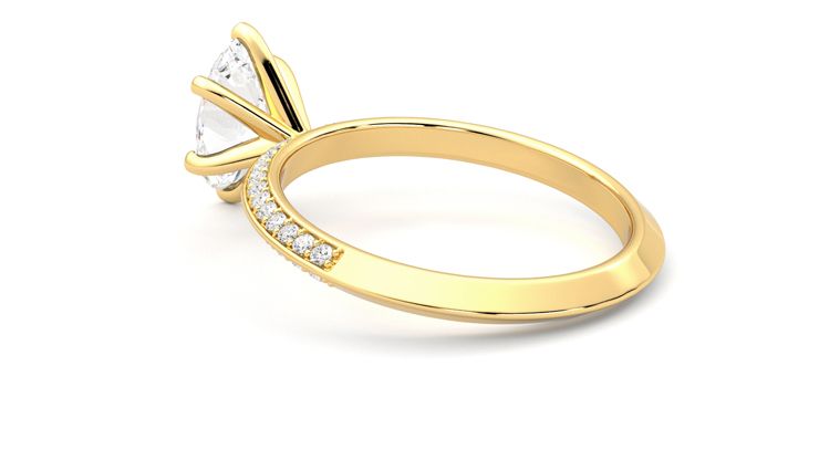 Taylor & Hart Sonder Oval Engagement Ring 360 degree image 18