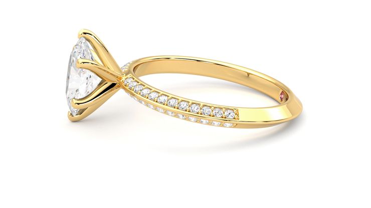 Taylor & Hart Sonder Oval Engagement Ring 360 degree image 21