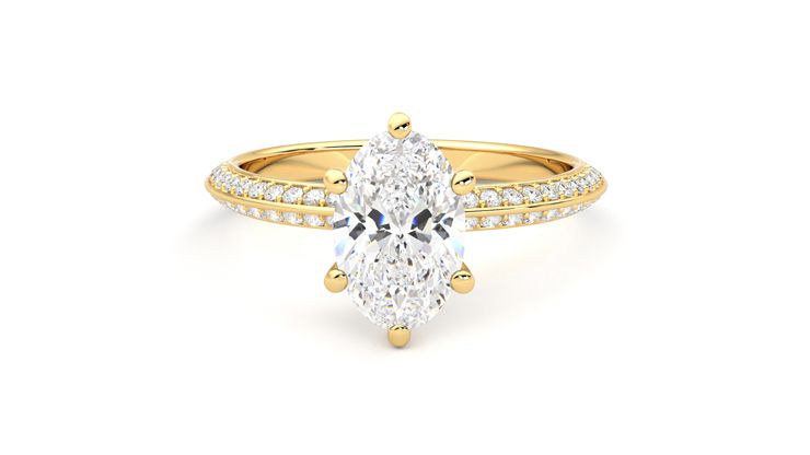 Taylor & Hart Sonder Oval Engagement Ring 360 degree image 29