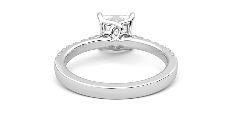 Taylor & Hart Splendor Princess Engagement Ring 360 degree image 15
