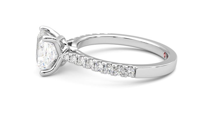 Taylor & Hart Splendor Princess Engagement Ring 360 degree image 21