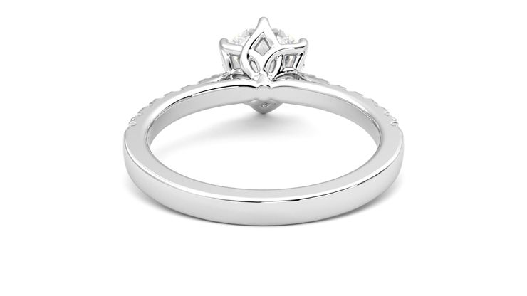 Taylor & Hart Splendor Round Engagement Ring 360 degree image 15