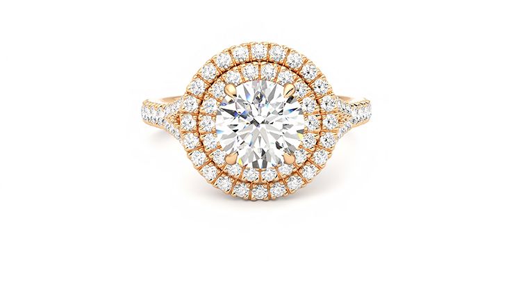 Taylor & Hart Stella Round Engagement Ring 360 degree image 0