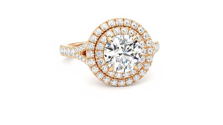 Taylor & Hart Stella Round Engagement Ring 360 degree image 2