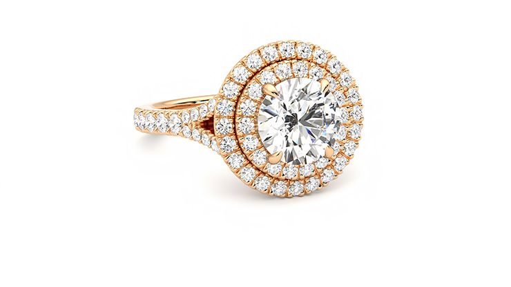 Taylor & Hart Stella Round Engagement Ring 360 degree image 3