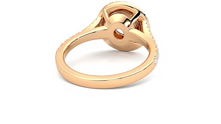 Taylor & Hart Stella Round Engagement Ring 360 degree image 13