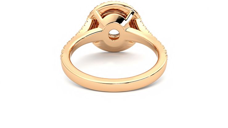 Taylor & Hart Stella Round Engagement Ring 360 degree image 14