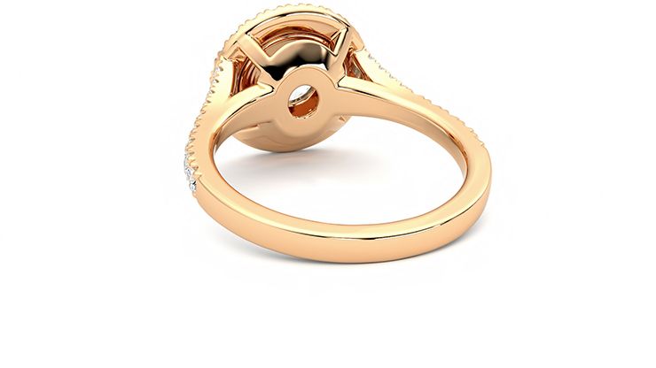 Taylor & Hart Stella Round Engagement Ring 360 degree image 15