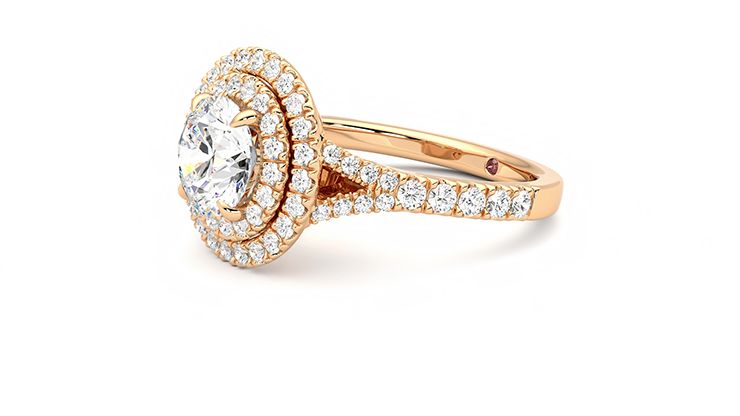 Taylor & Hart Stella Round Engagement Ring 360 degree image 22