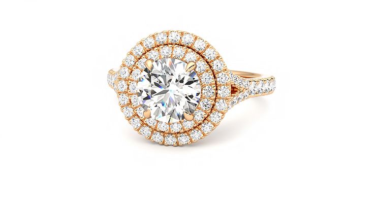 Taylor & Hart Stella Round Engagement Ring 360 degree image 26