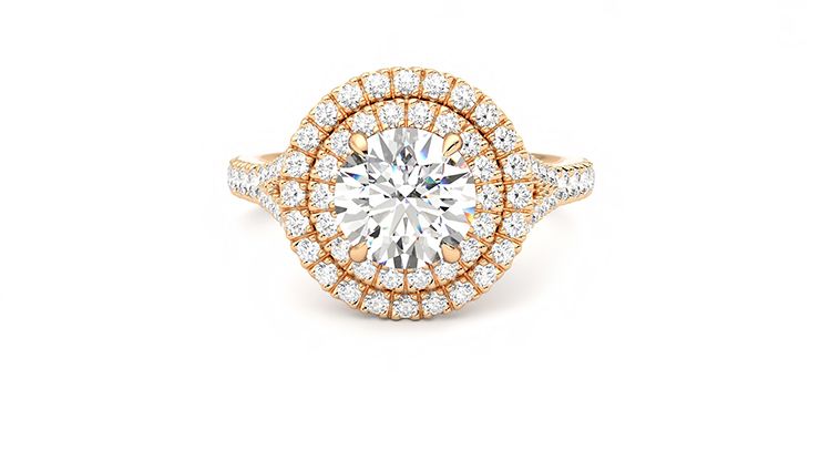 Taylor & Hart Stella Round Engagement Ring 360 degree image 28