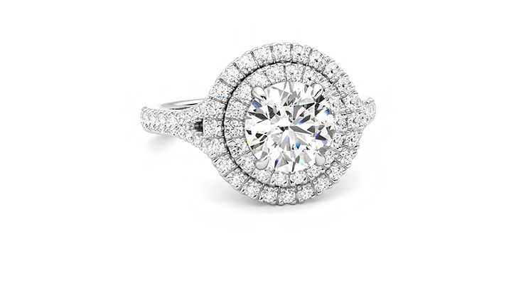 Taylor & Hart Stella Round Engagement Ring 360 degree image 2