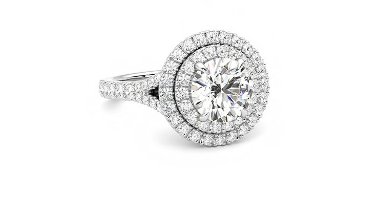 Taylor & Hart Stella Round Engagement Ring 360 degree image 3
