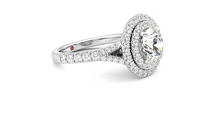 Taylor & Hart Stella Round Engagement Ring 360 degree image 6
