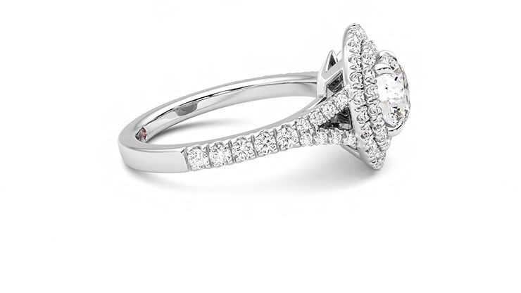 Taylor & Hart Stella Round Engagement Ring 360 degree image 8