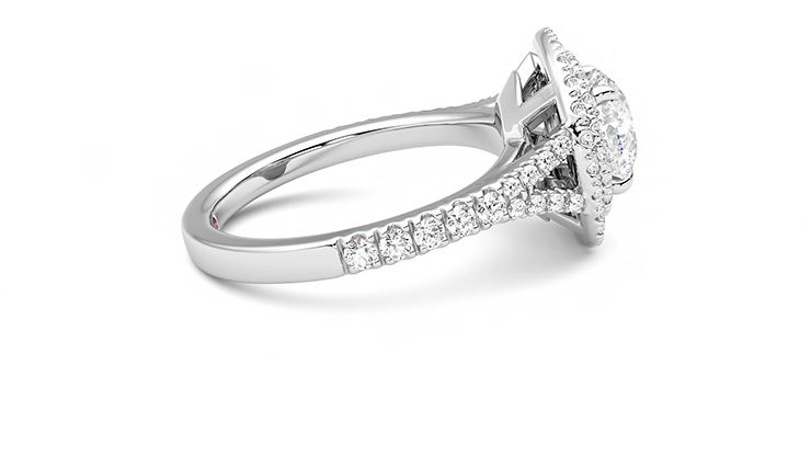 Taylor & Hart Stella Round Engagement Ring 360 degree image 9