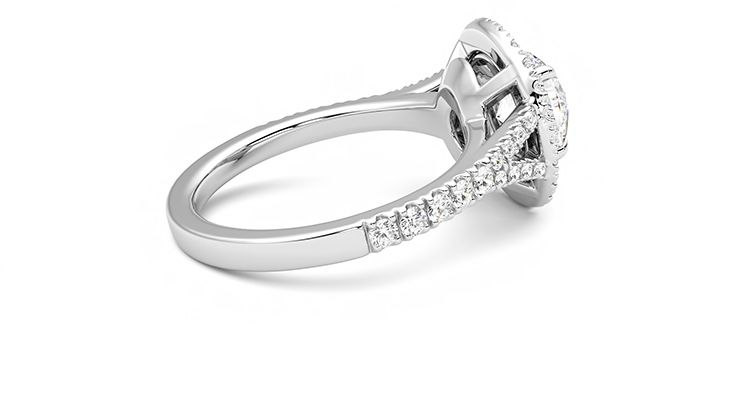 Taylor & Hart Stella Round Engagement Ring 360 degree image 10