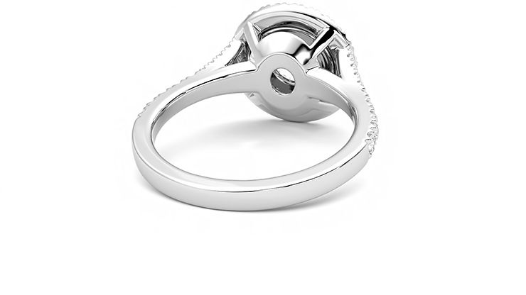Taylor & Hart Stella Round Engagement Ring 360 degree image 13