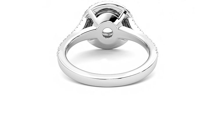Taylor & Hart Stella Round Engagement Ring 360 degree image 14