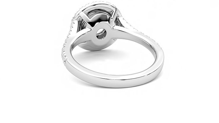 Taylor & Hart Stella Round Engagement Ring 360 degree image 15