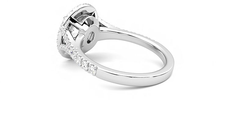 Taylor & Hart Stella Round Engagement Ring 360 degree image 17