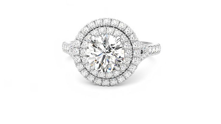 Taylor & Hart Stella Round Engagement Ring 360 degree image 27