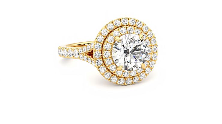 Taylor & Hart Stella Round Engagement Ring 360 degree image 3