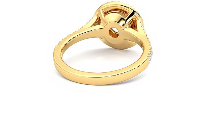Taylor & Hart Stella Round Engagement Ring 360 degree image 13