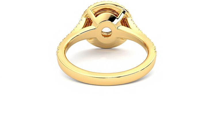 Taylor & Hart Stella Round Engagement Ring 360 degree image 14
