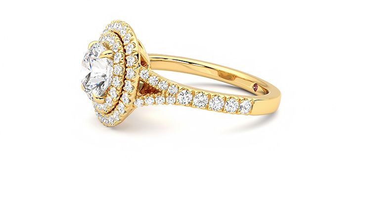 Taylor & Hart Stella Round Engagement Ring 360 degree image 21