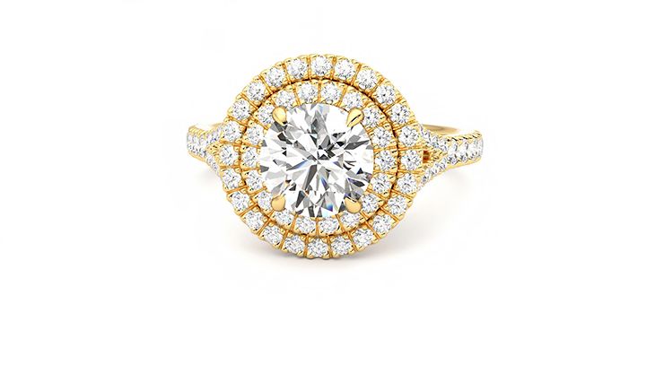 Taylor & Hart Stella Round Engagement Ring 360 degree image 27