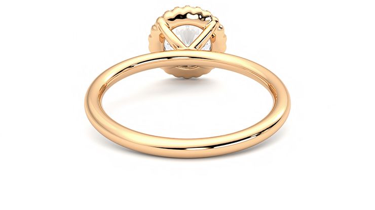 Taylor & Hart Sugar Round Engagement Ring 360 degree image 15