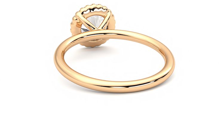 Taylor & Hart Sugar Round Engagement Ring 360 degree image 16