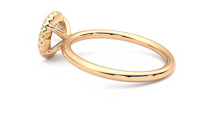Taylor & Hart Sugar Round Engagement Ring 360 degree image 19