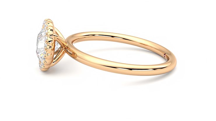 Taylor & Hart Sugar Round Engagement Ring 360 degree image 21