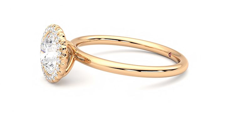 Taylor & Hart Sugar Round Engagement Ring 360 degree image 22