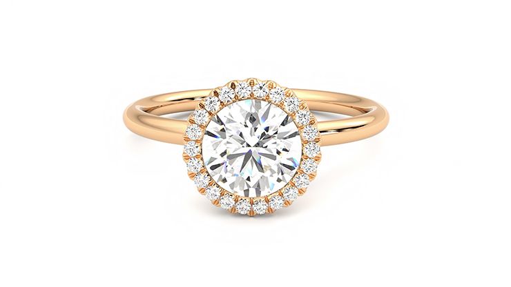 Taylor & Hart Sugar Round Engagement Ring 360 degree image 29