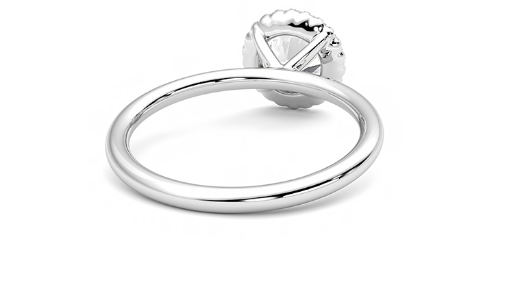 Taylor & Hart Sugar Round Engagement Ring 360 degree image 14