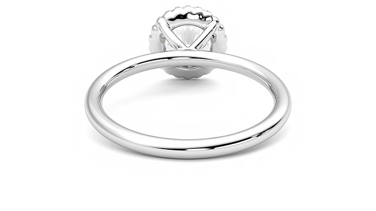 Taylor & Hart Sugar Round Engagement Ring 360 degree image 15