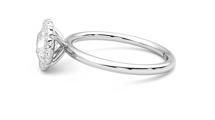 Taylor & Hart Sugar Round Engagement Ring 360 degree image 21