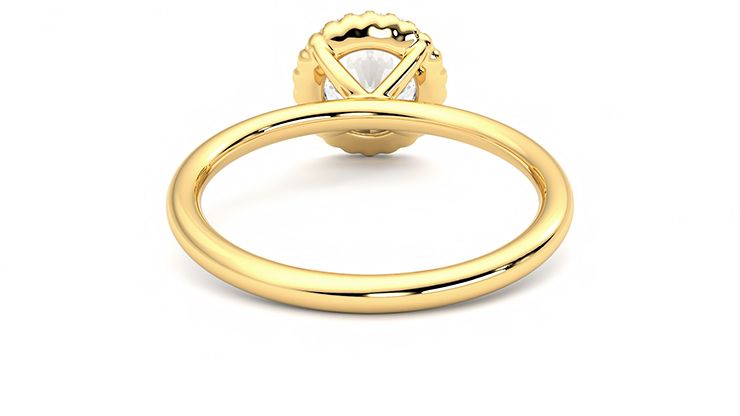 Taylor & Hart Sugar Round Engagement Ring 360 degree image 15