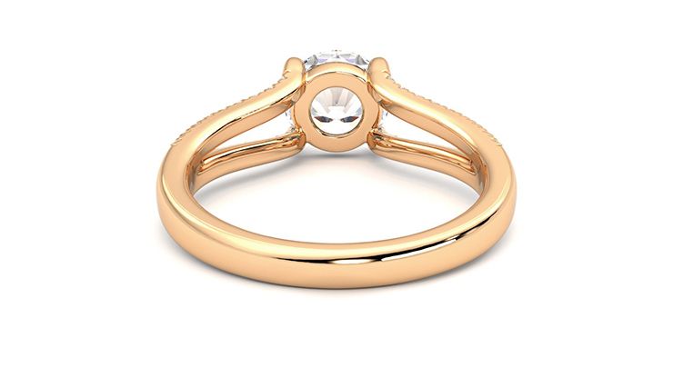 Taylor & Hart Symphony Round Engagement Ring 360 degree image 15