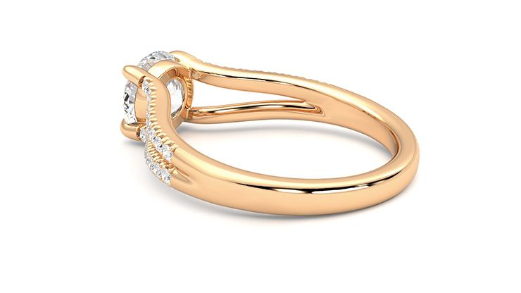 Taylor & Hart Symphony Round Engagement Ring 360 degree image 18