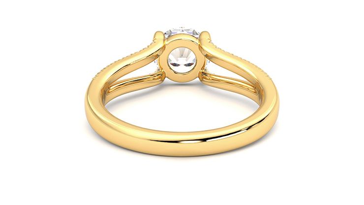 Taylor & Hart Symphony Round Engagement Ring 360 degree image 15