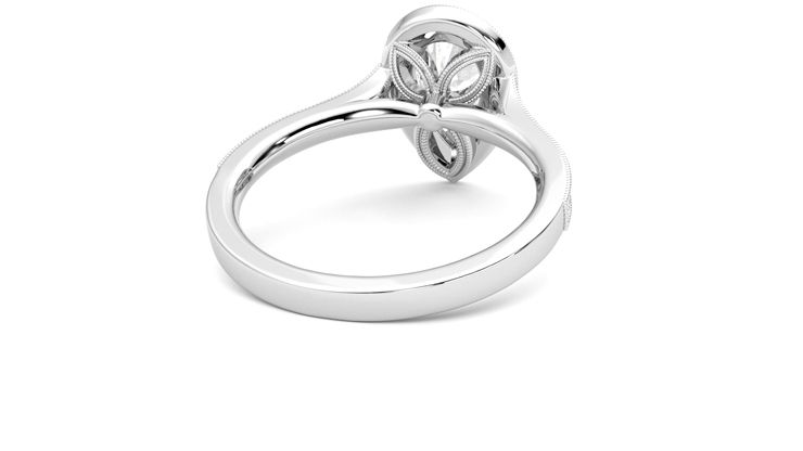 Taylor & Hart Talisman Pear Engagement Ring 360 degree image 14