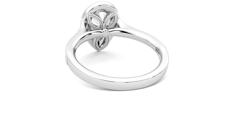 Taylor & Hart Talisman Pear Engagement Ring 360 degree image 16